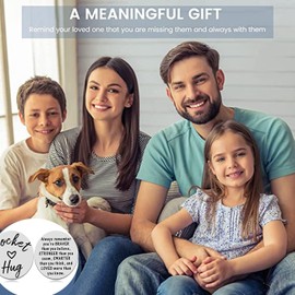 Pocket Hug Token Gift, Hug in A Box, Long Distance Relationship Gifts Mothers Day Gifts, Thinking of You Gifts Friendship Gifts Bereavement Gifts Get Well Soon Gifts for Men