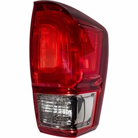 Brock Aftermarket Replacement Passenger Right Combination Tail Light Assembly Without Black Bezel Compatible With 2016-2017 Toyota Tacoma TRD