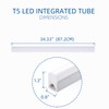 LELEJU LED Shop Light 3FT, 15W, 6000K, 1500lm, LED Ceiling