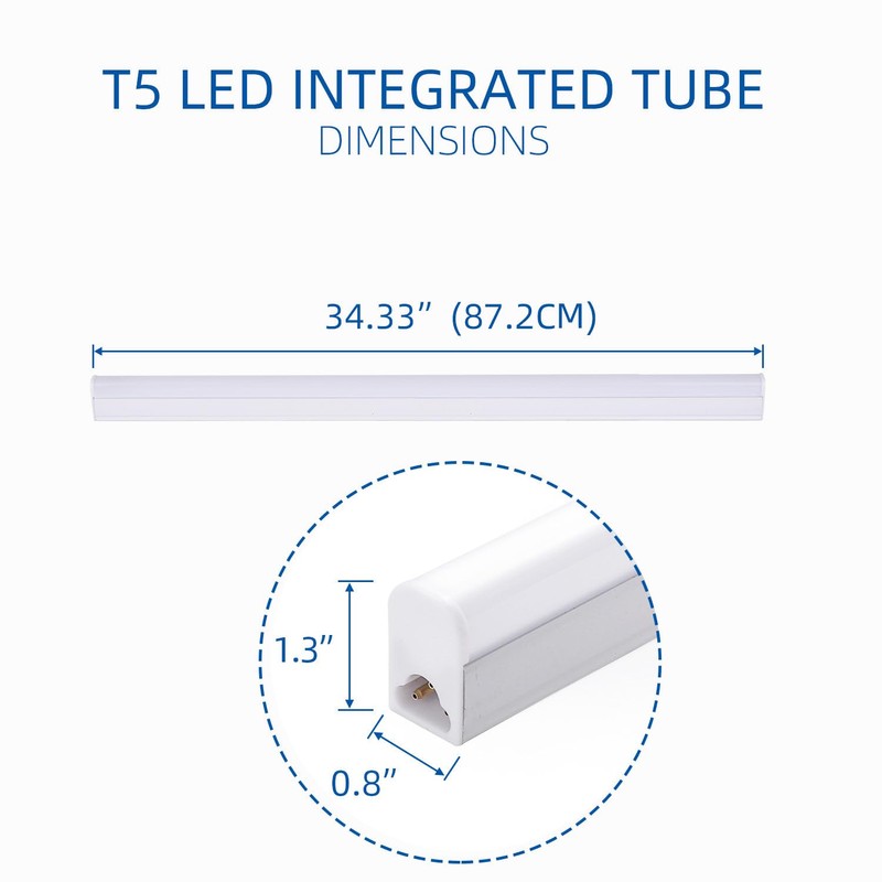 LELEJU LED Shop Light 3FT, 15W, 6000K, 1500lm, LED Ceiling