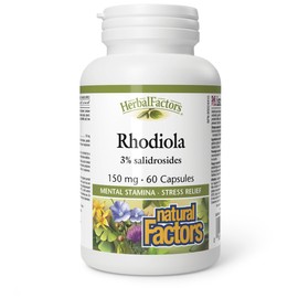 Natural Factors Natural Factors - Rhodiola, Herbal Factors?, 60 Capsules