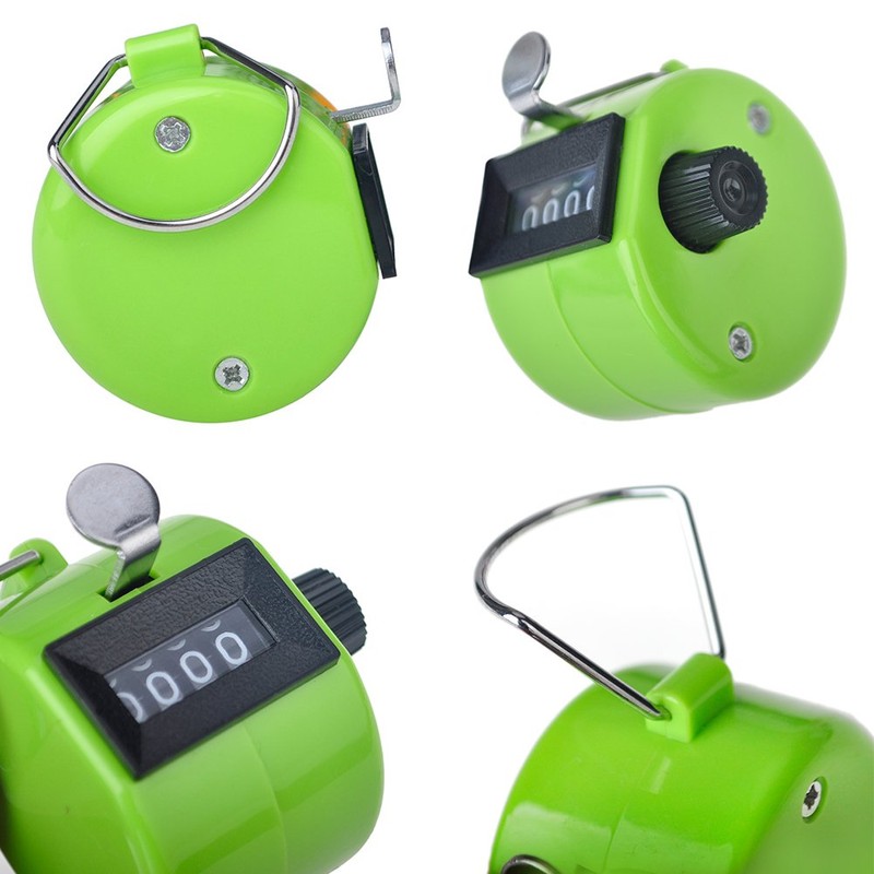 GOGO ABS Handheld Tally Counter, 4 Digit Display Clicker, for