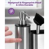 ODesign Kitchen Soap Dispenser Set - 3 in 1, Stainless