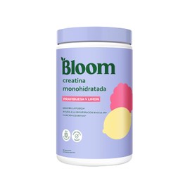 Bloom Creatine – Sabor Limón – 5g por porción – 40 porciones – 220.4g – Apoya fuerza, resistencia y recuperación – Sin OGM – Ideal antes o después del entrenamiento