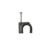 280 Pcs 12mm Type K Black Round Cable Clips