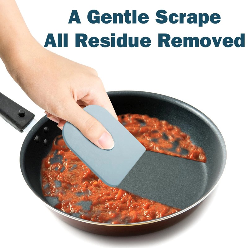 Matscover Pan Scraper, 5 Pcs Pot Scraper Plastic, Pot Scraper