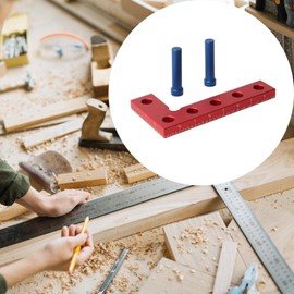 Sharplace Small Square Center Finder Tool, Center Scribe, Lightweight 90° Center Finder for Measuring, Imperial