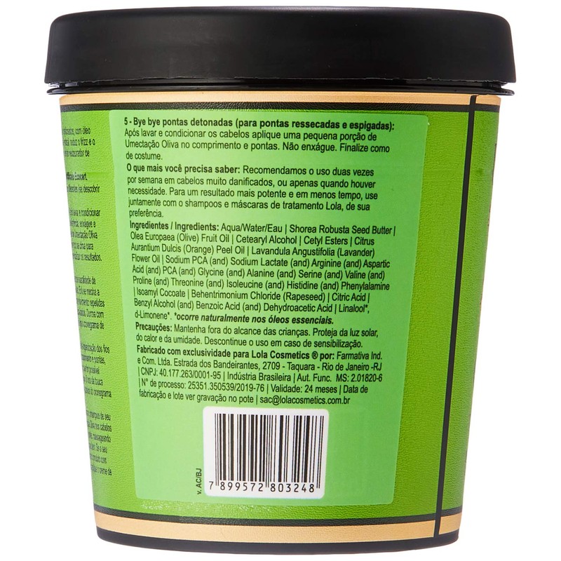 Linha Umectacao Lola Brasil - Umectacao Olive 200g - (Lola