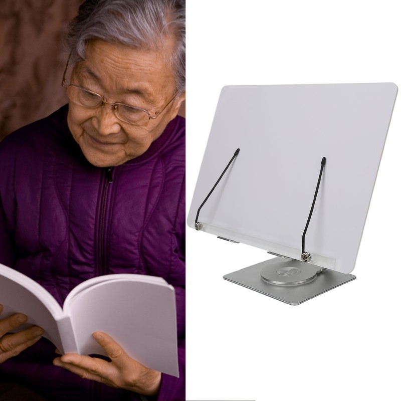 Book Stand for Reading Hands Free 360° Rotate Book Holder