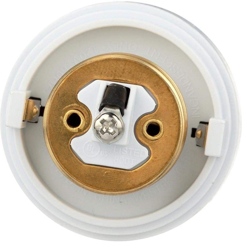 Westek 6603BC 150W 3-Level Touch Control Lamp Socket Dimmer, White,