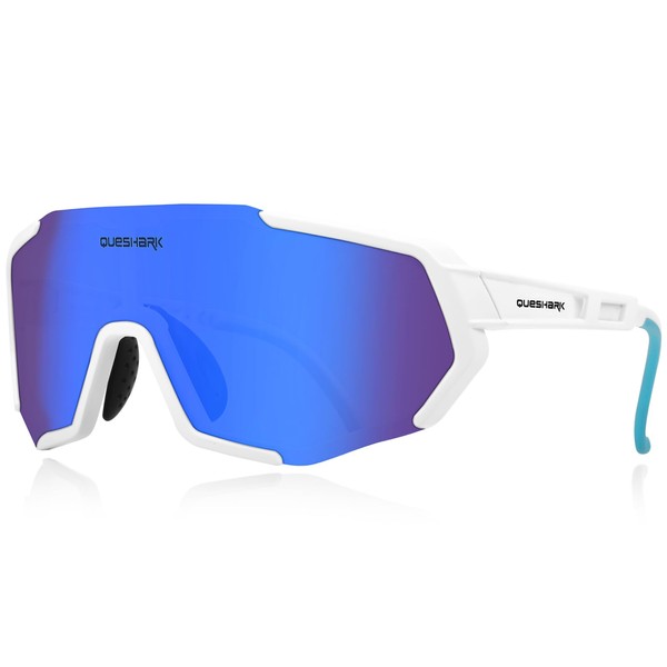 Queshark Children's Cycling Glasses 8-16, Protection Kids Sunglasses UV400 for