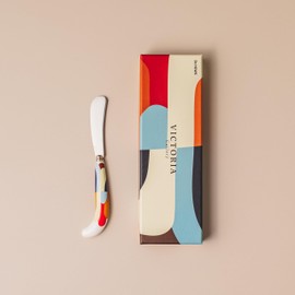 Dr.HOWS Victoria Butter Knife, Stainless Steel Multipurpos Cheese and Butter Spreader Knives for Gift