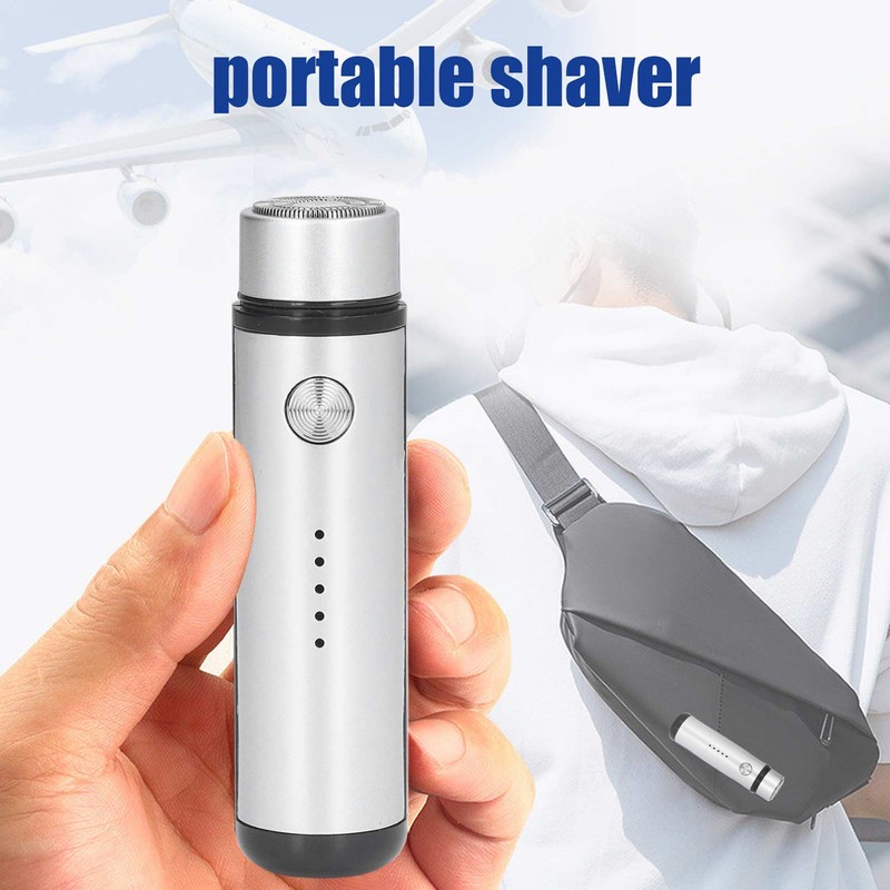013 Electric Mini Shaver Portable Low Noise Power Display USB