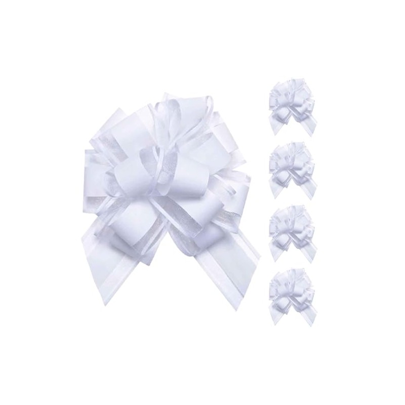 Tim&Lin 5 PCS Pull Bows 7 inches Large Gift Bows
