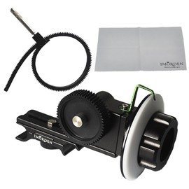 IMORDEN F1 Rapid Precise Follow Focus Gear with Gear Ring Belt for DSLR Camera, Nikon, Canon, Sony, Sigama DV/Camcorder/Film/Video Cameras Lens, Shoulder Support Rigs, Fits 15mm Rod Mount