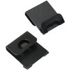 Heyous 100PCS Photo Frame Clips Black Metal S Hook Back