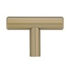 Amerock BP19009BBZ Bar Pulls Cabinet T-Knob, 1-15/16 in (49 mm)