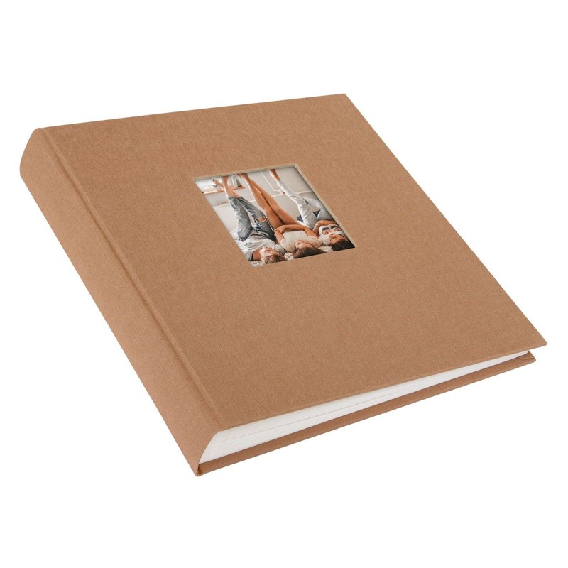 goldbuch Hazelnut Linen Photo Album 25x25x4cm