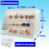 Bakery Display Case Countertop for Pastry - Commercial Heavy Duty