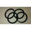 6.5" Flat Tread Pedal Car Tires - Set of 4