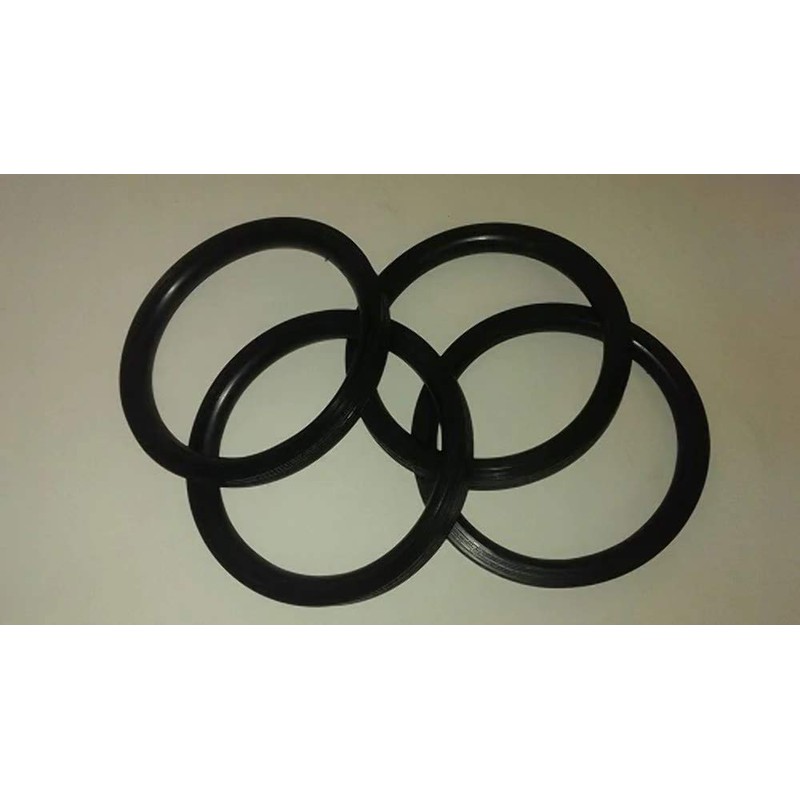 6.5" Flat Tread Pedal Car Tires - Set of 4