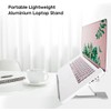 Deflecto Portable Lightweight Aluminium Laptop Stand suitable for laptops up