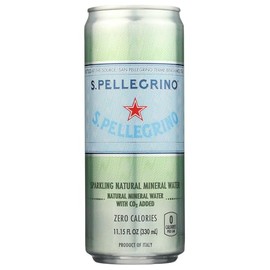 S.Pellegrino Sparkling Natural Mineral Water, 11.15 Fl Oz skinny can