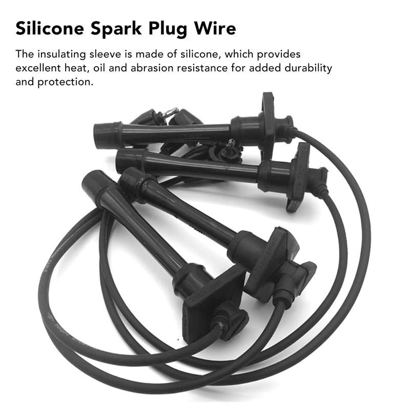 Spark Plug Wire with Silicone Sleeves 9091922327 Replacement for Corolla