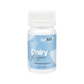 Natural Health Organics GutAid Dairy Relieve 40 Capsules