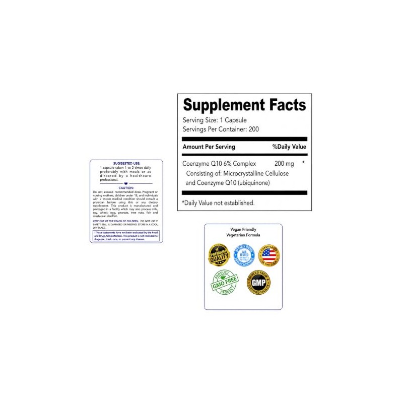 Foxxy Doc CoQ10 - Coenzima Q10 - 200 mg -
