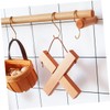 BIUDECO Detachable Wooden Pot Mat Cross Shaped Heat Insulation Pad