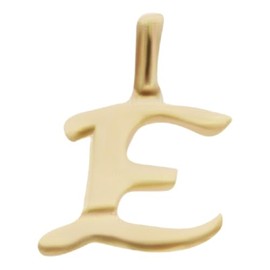 JC Schmuck 3237 Letter Gold Pendant 585 Yellow Gold Initials Necklace Pendant Including Jewellery Case Unisex 14 Carat, Gold