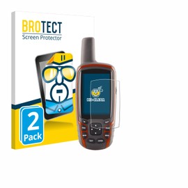 BROTECT (Pack of 2 protective films for Garmin GPSMAP 62s, screen protector, ultra clear)
