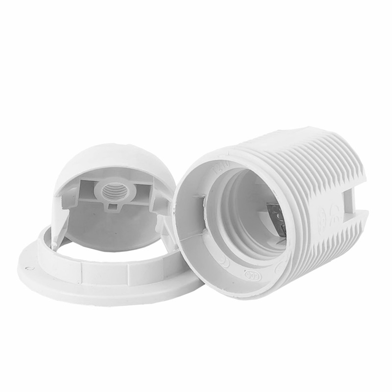 YinzPlus 6 pcs per Pack E26 Lamp Holder White Color