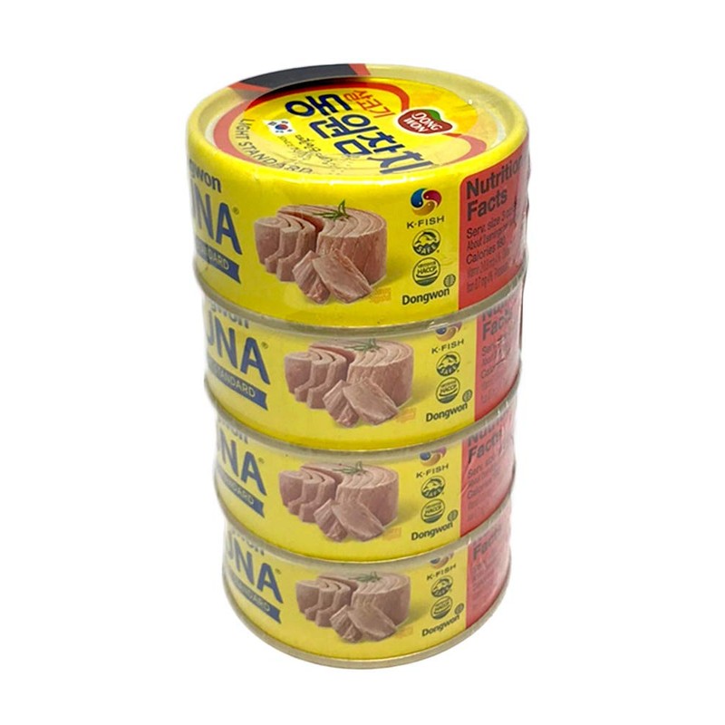 Dongwon Tuna Light Standard, 150g X 4 (600g)