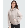 SPRUCE INT Womens Oversized Hoodies Long Sleeve Fleece Sweatshirts Pullover
