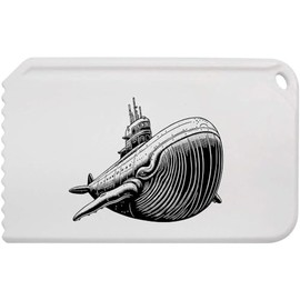 Azeeda 'Humpback Whale Submarine' Plastic Ice Scraper (IC00042955)