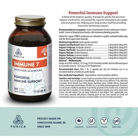 PURICA Immune 7 - Poweful Immune Support - 360 Capsules
