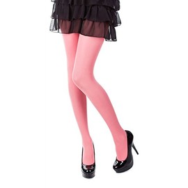 SENTELEGRI Colourful Opaque 60 Denier Tights, 30 Colours, Sizes S-XL (Medium, Light Pink)
