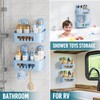 TAILI Shower Shelf Suction Cup No Drilling Shower Organiser Shower