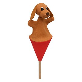 Puppet Hand Puppet Dog 19 cm, Ideal for Puppet Theatre and Role Play, for Children, Baby, Boys, Girls