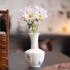 Ceramic Vase, 5.51 Inch White Small Vase, Modern Decorative Vase