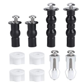 OVAQUIXI Juego de Tornillos Universales para Tapa de Inodoro, Kit de Piezas de Repuesto con Acero Inoxidable 304 para Instalación de Asiento de Inodoro de Baño