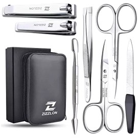 Zizzlon Set De Manicura Zizzlon, Tijeras Para Cutículas, Uñas Y Ceja