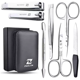 Zizzlon Set De Manicura Zizzlon, Tijeras Para Cutículas, Uñas Y Ceja