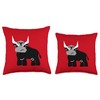 Toro Bravo Throw Pillow