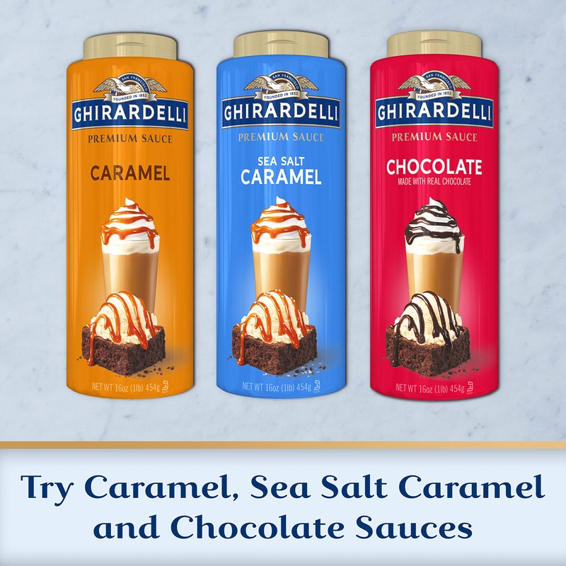 GHIRARDELLI Premium Chocolate Sauce - 16 oz. (454g), 6 bottles