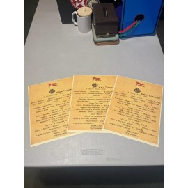 CHRISTMAS MORNING DEC 25, 1911 RMS OLYMPIC BREAKFAST MENU