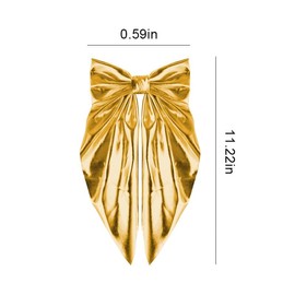 Glitter Cheer Bows for Cheerleaders Large Bow Hair Clip Barrettes for Women Girls Sparkly Hair Bow Clips for Women Birthday Party Hair Accessories with Big Bowknot Hair Clip for Disco Party Accessory