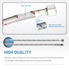 BWE 24-Inch Long Faucet Connector Braided Stainless Steel Supply Hose